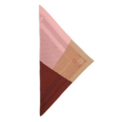 Lala Berlin Triangle Patchwork Rose M Tørklæde Rose On Sughero Shop Online Hos Blossom